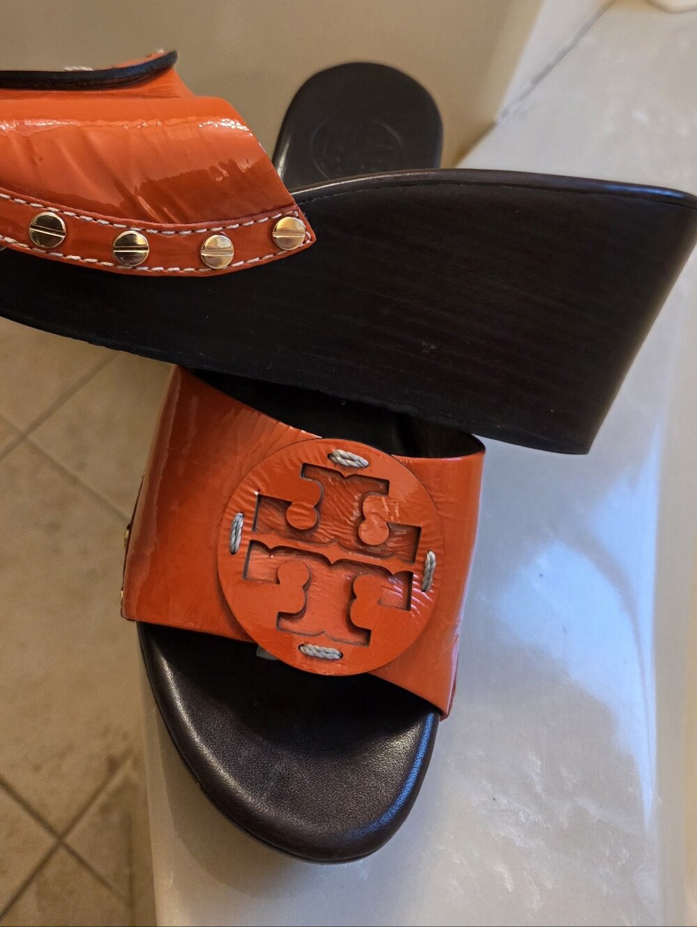 TORY BURCH SLIDES - Picture 6 of 7
